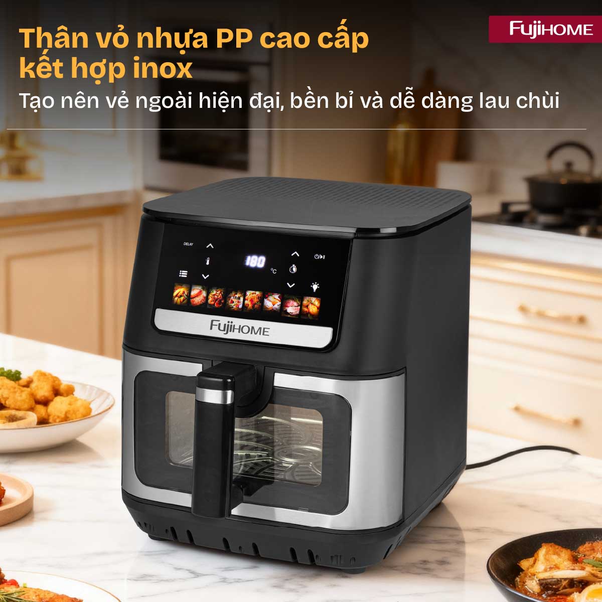 Hình ảnh chi tiết Nồi chiên không dầu Fujihome A9DH ( 9 lít) - Ảnh số 16
