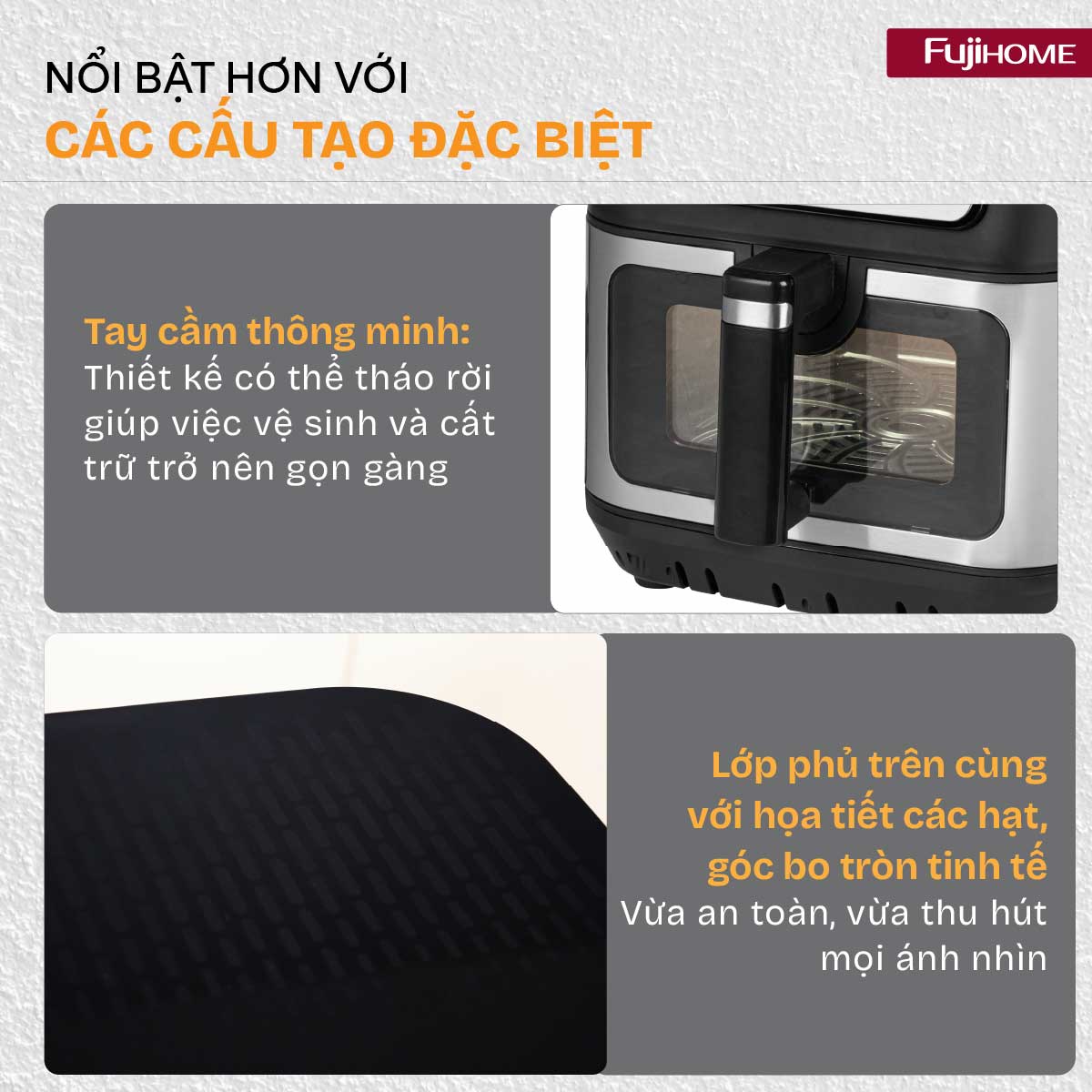 Hình ảnh chi tiết Nồi chiên không dầu Fujihome A9DH ( 9 lít) - Ảnh số 24