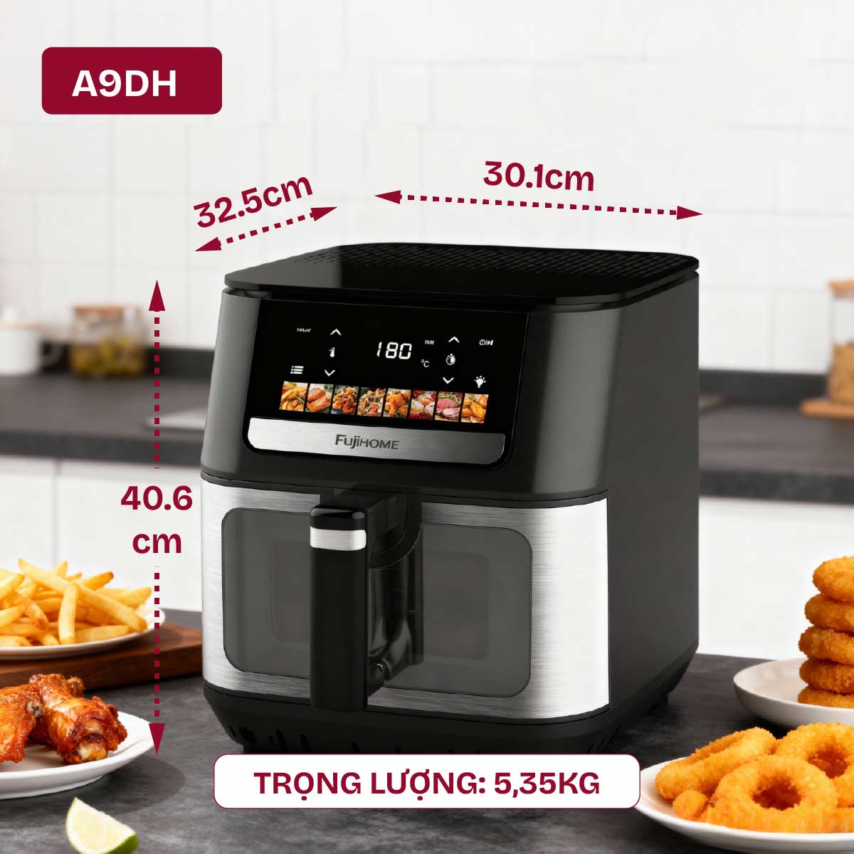 Hình ảnh chi tiết Nồi chiên không dầu Fujihome A9DH ( 9 lít) - Ảnh số 25