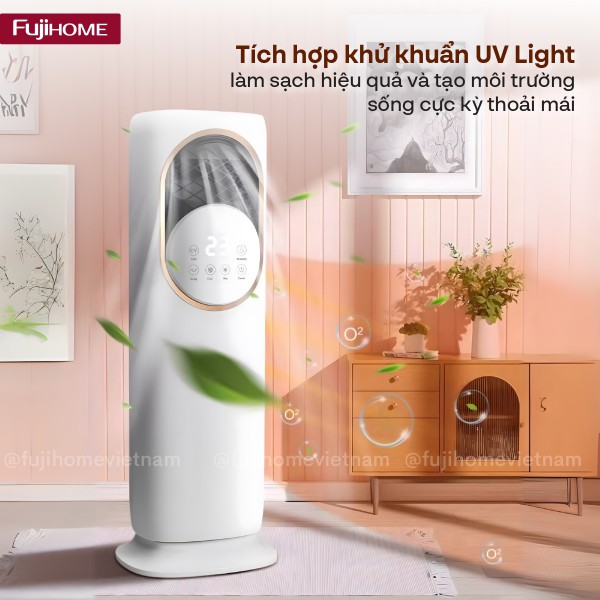 Hình ảnh chi tiết Quạt Làm Mát, Sưởi Ấm và Tạo ẩm 4 mùa Fujihome AC01 - Ảnh số 13