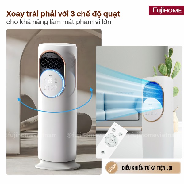Hình ảnh chi tiết Quạt Làm Mát, Sưởi Ấm và Tạo ẩm 4 mùa Fujihome AC01 - Ảnh số 16