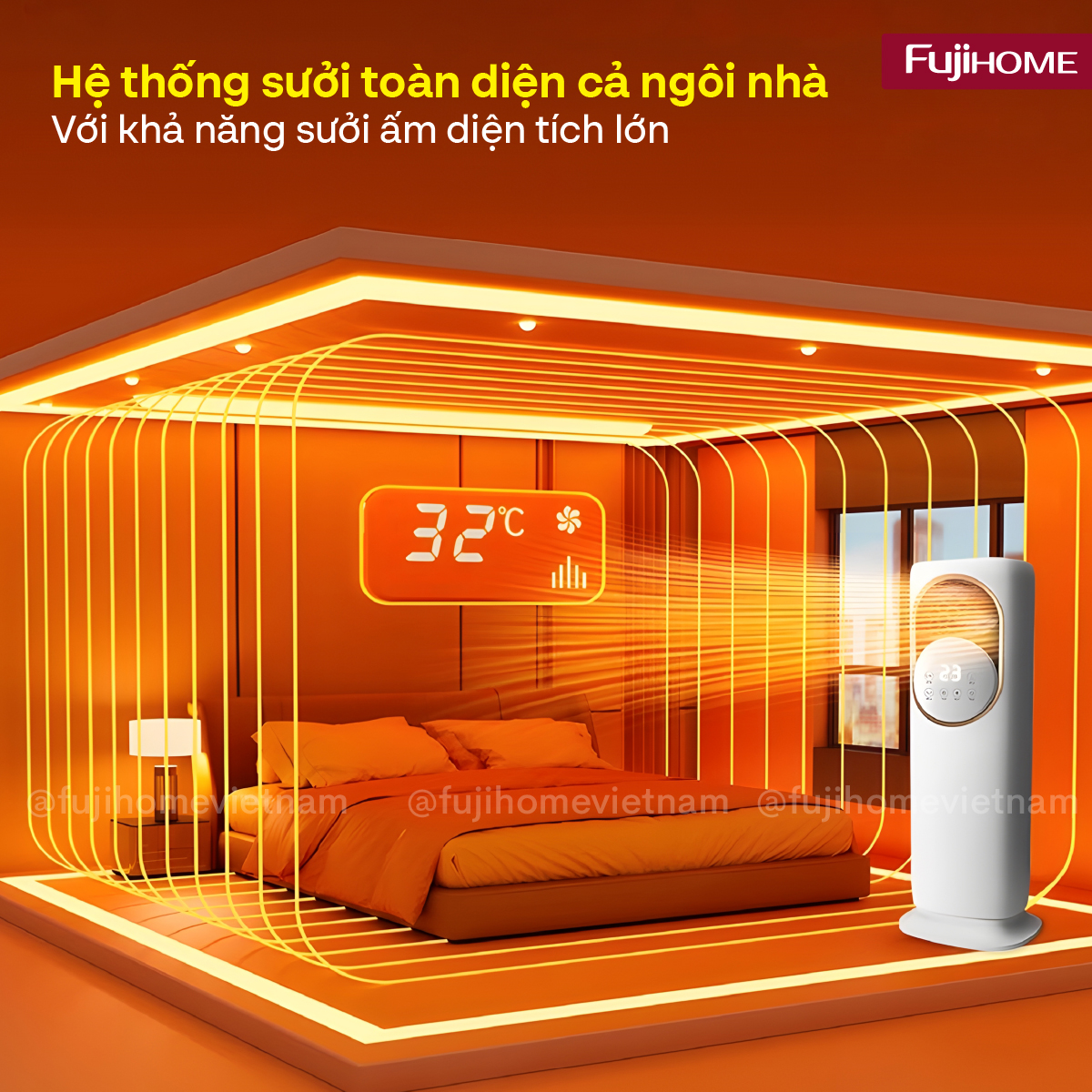 Hình ảnh chi tiết Quạt Làm Mát, Sưởi Ấm và Tạo ẩm 4 mùa Fujihome AC01 - Ảnh số 19
