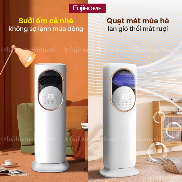 Hình ảnh chi tiết Quạt Làm Mát, Sưởi Ấm và Tạo ẩm 4 mùa Fujihome AC01 - Ảnh số 3