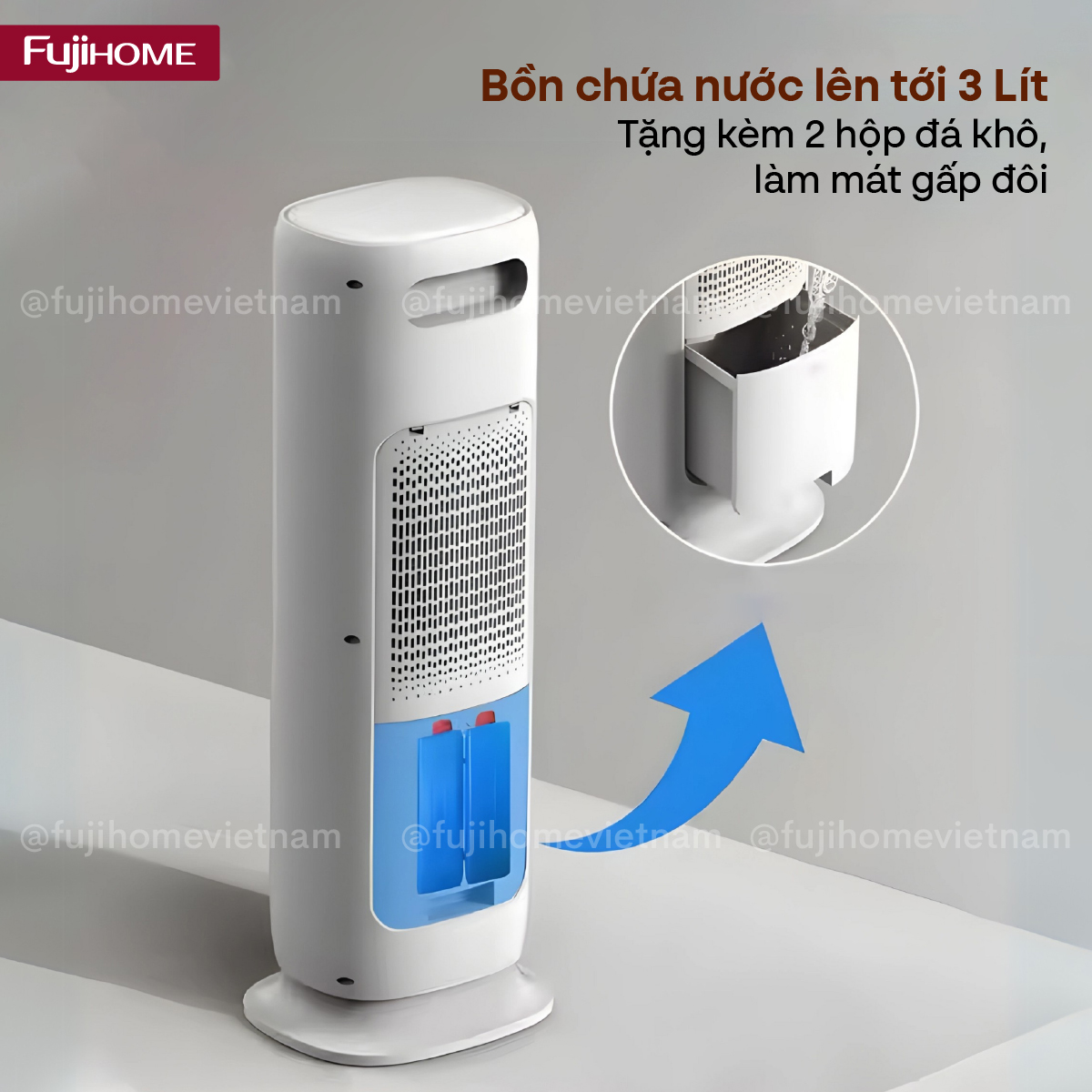Hình ảnh chi tiết Quạt Làm Mát, Sưởi Ấm và Tạo ẩm 4 mùa Fujihome AC01 - Ảnh số 23