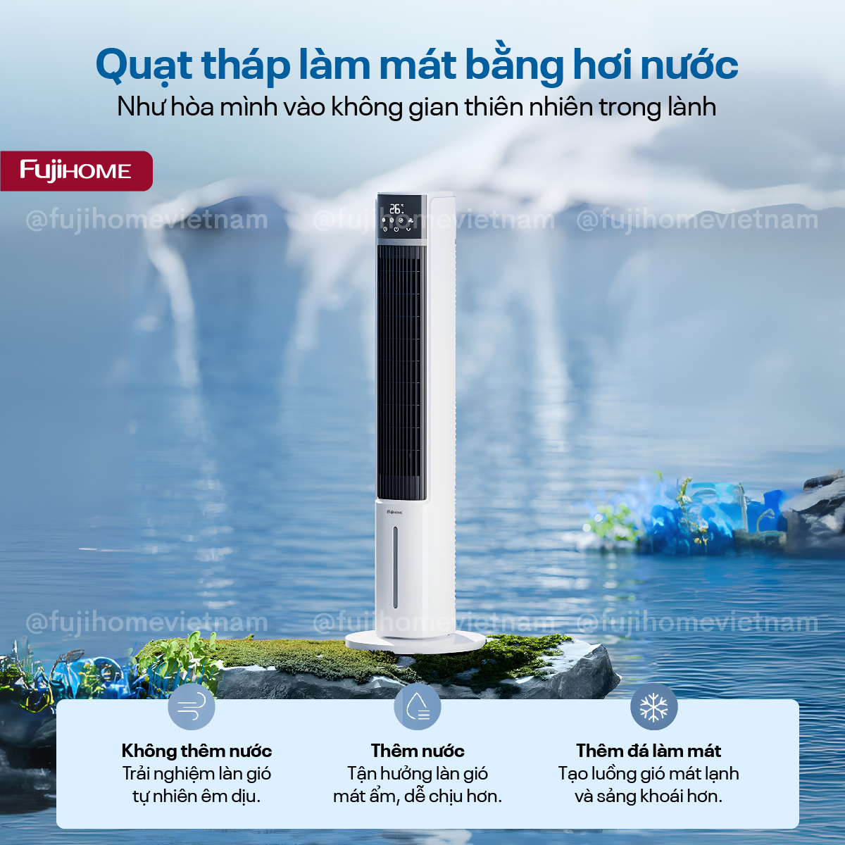 Hình ảnh chi tiết Quạt điều hòa đa năng Fujihome AC-DT5E. - Ảnh số 15