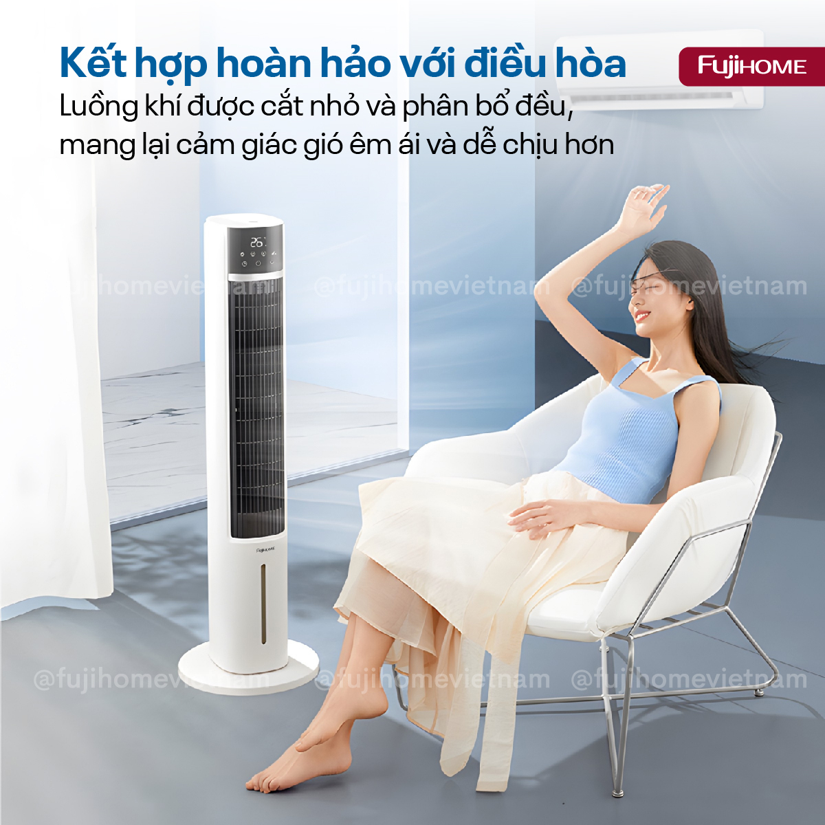 Hình ảnh chi tiết Quạt điều hòa đa năng Fujihome AC-DT5E. - Ảnh số 17
