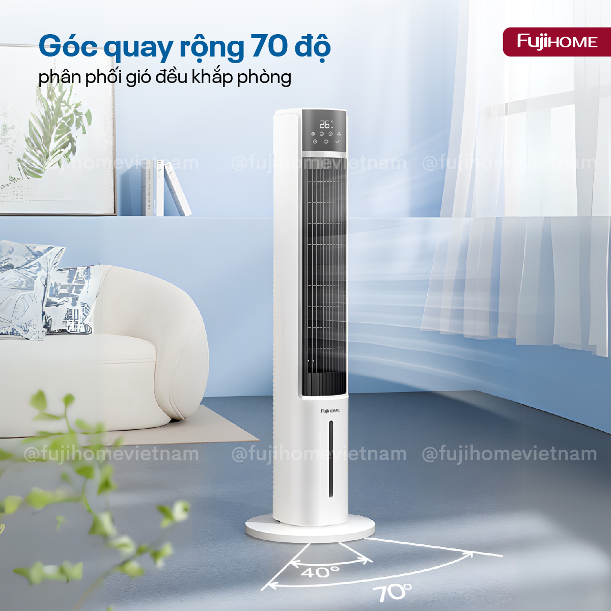 Hình ảnh chi tiết Quạt điều hòa đa năng Fujihome AC-DT5E. - Ảnh số 21