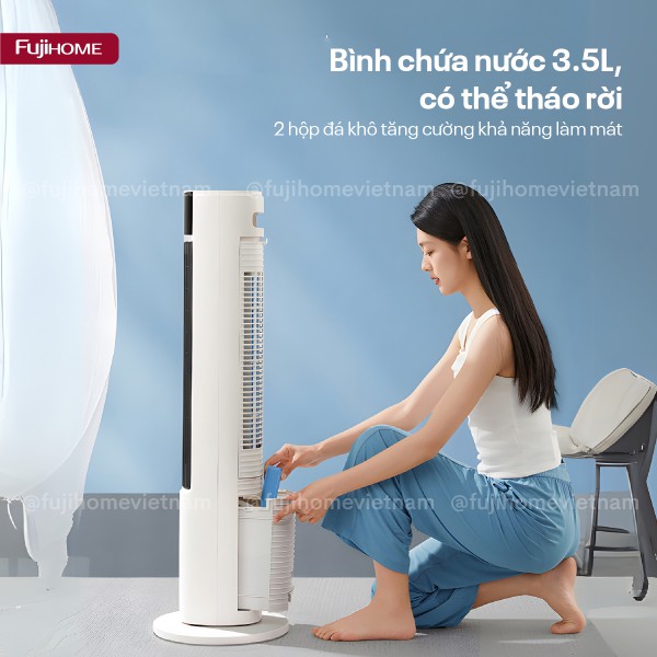 Hình ảnh chi tiết Quạt điều hòa đa năng Fujihome AC-DT5E. - Ảnh số 3