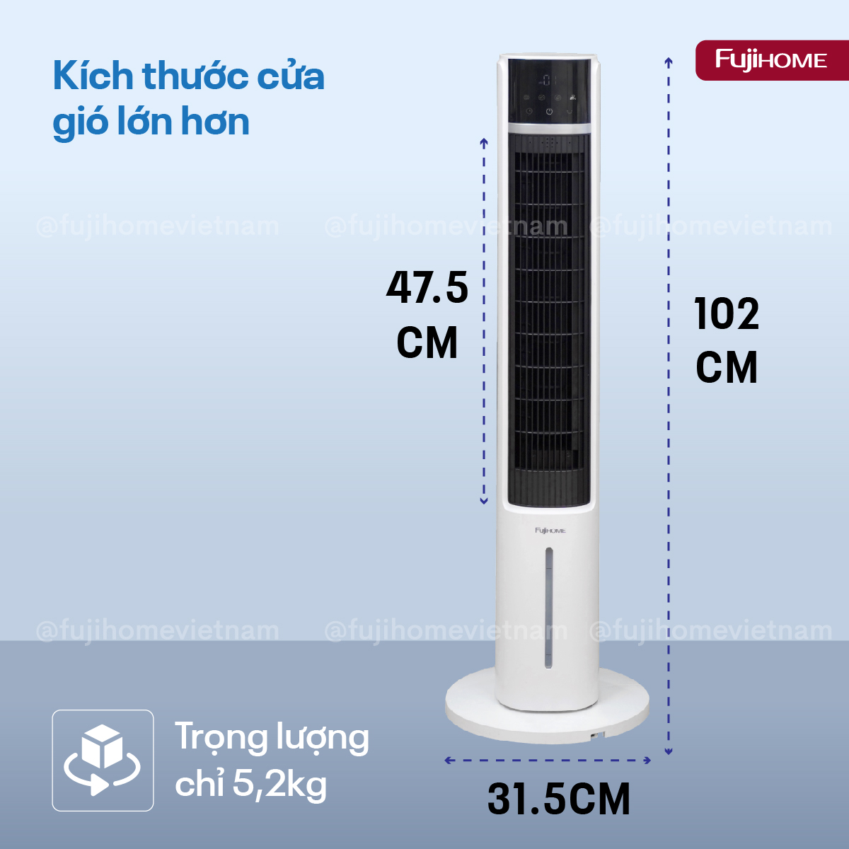 Hình ảnh chi tiết Quạt điều hòa đa năng Fujihome AC-DT5E. - Ảnh số 24