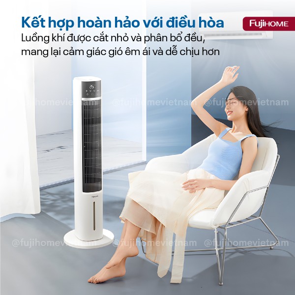 Hình ảnh chi tiết Quạt điều hòa đa năng Fujihome AC-DT5E. - Ảnh số 6