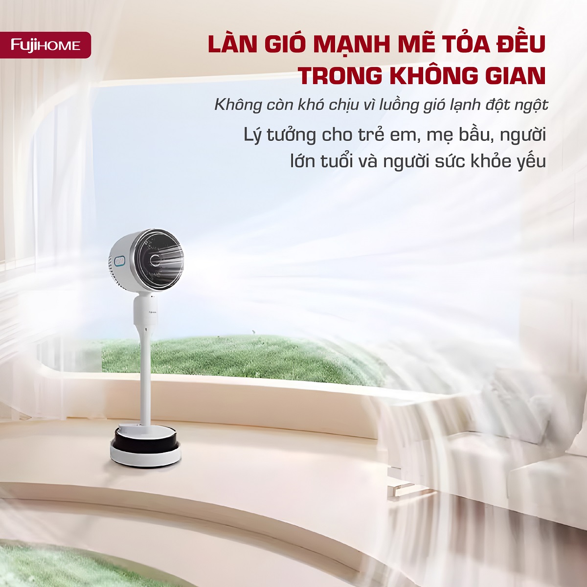 Hình ảnh chi tiết Quạt điều hòa bốn mùa đa năng Fujihome AC707 - Ảnh số 17