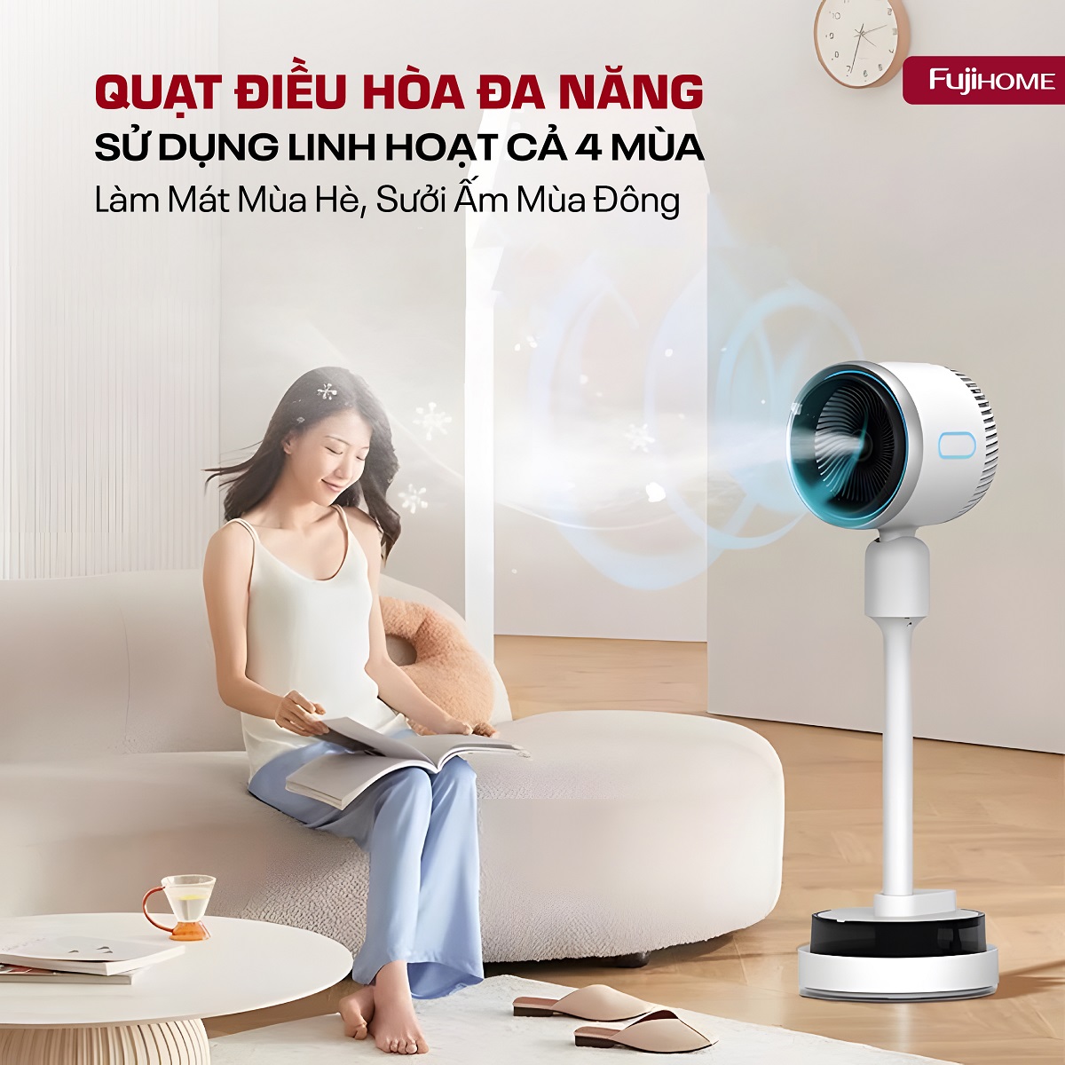 Hình ảnh chi tiết Quạt điều hòa bốn mùa đa năng Fujihome AC707 - Ảnh số 19
