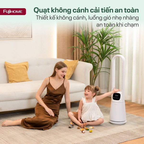 Hình ảnh chi tiết Quạt không cánh lọc không khí khử khuẩn Anion+ UV, WIFI BF065-B/W - Ảnh số 13