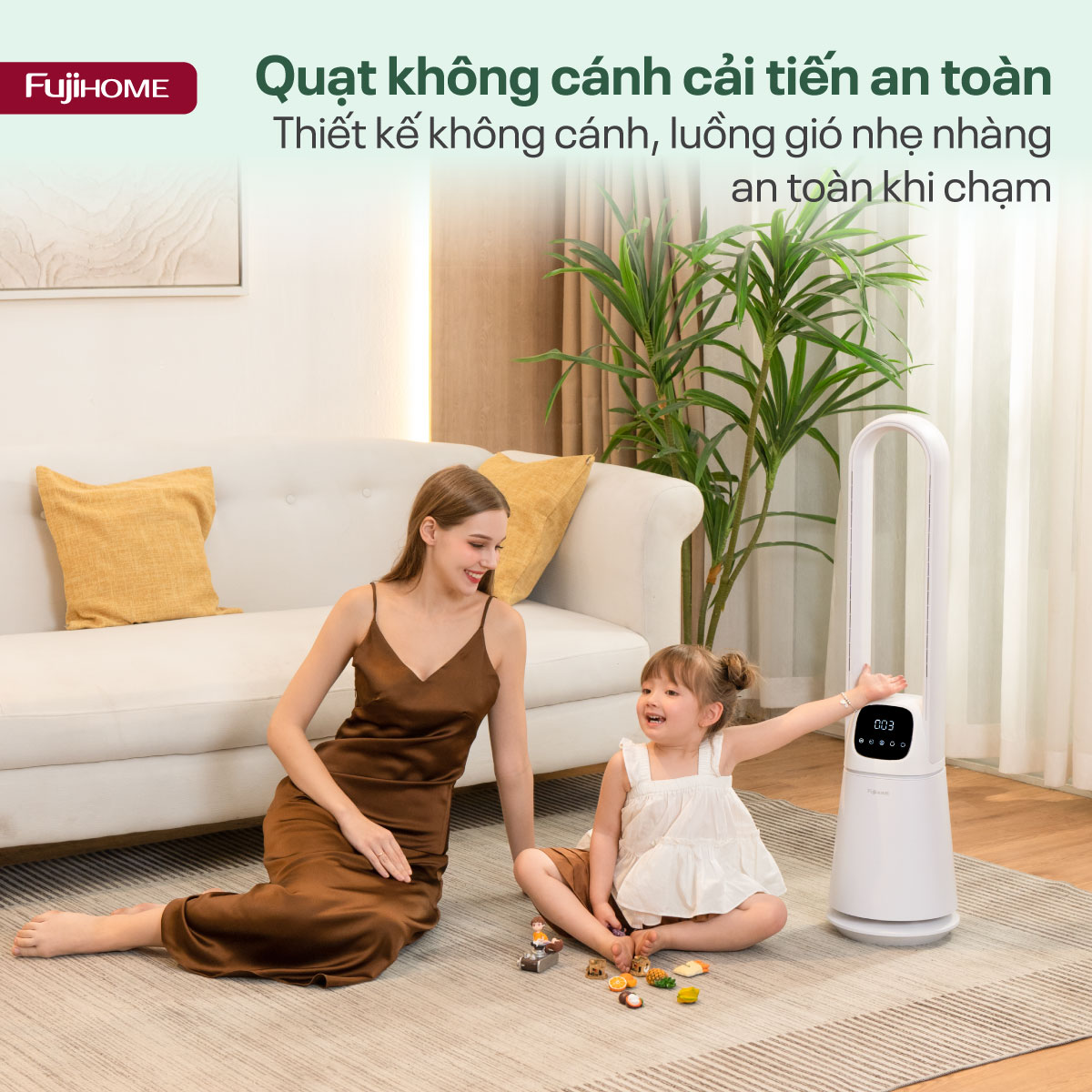 Hình ảnh chi tiết Quạt không cánh lọc không khí khử khuẩn Anion+ UV, WIFI BF065-B/W - Ảnh số 17