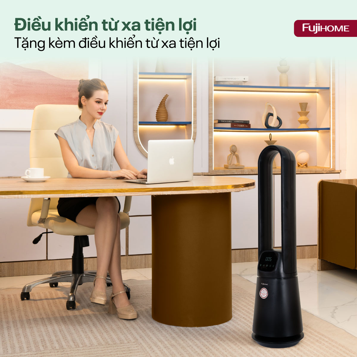 Hình ảnh chi tiết Quạt không cánh lọc không khí khử khuẩn Anion+ UV, WIFI BF065-B/W - Ảnh số 19