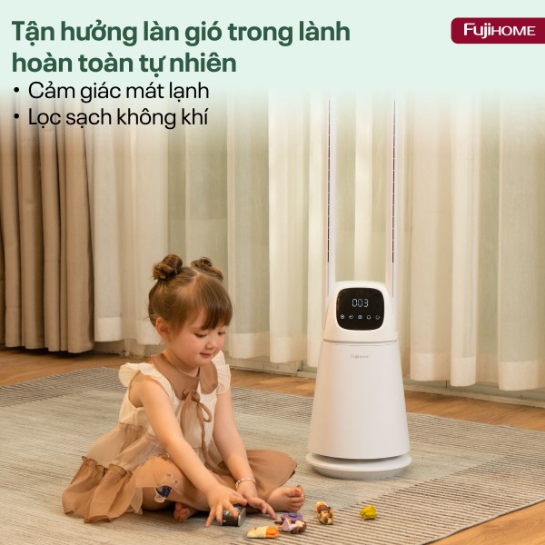 Hình ảnh chi tiết Quạt không cánh lọc không khí khử khuẩn Anion+ UV, WIFI BF065-B/W - Ảnh số 5