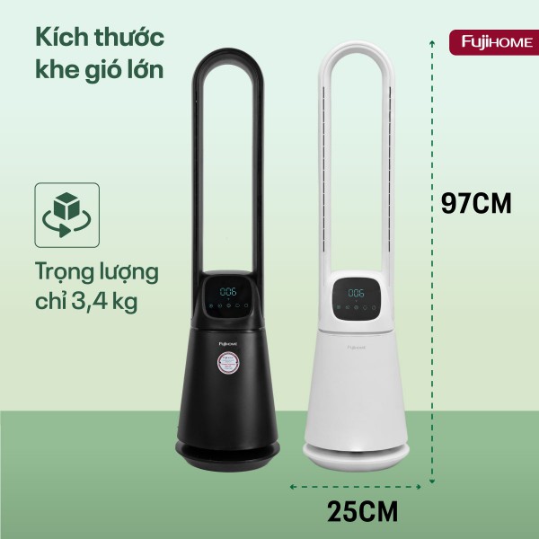Hình ảnh chi tiết Quạt không cánh lọc không khí khử khuẩn Anion+ UV, WIFI BF065-B/W - Ảnh số 9