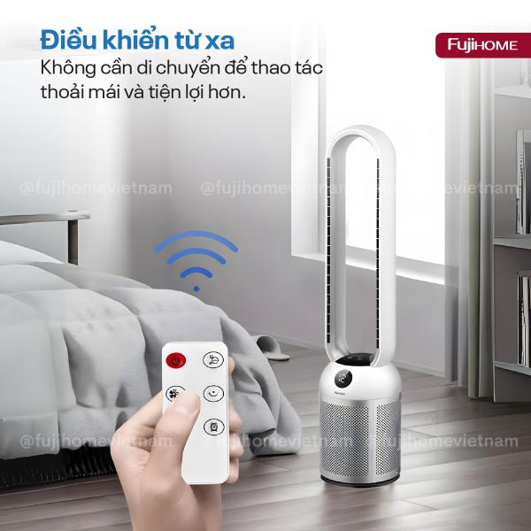Hình ảnh chi tiết Quạt không cánh tích hợp lọc không khí bằng HEPA , Ion bạc BF307DC - Ảnh số 5