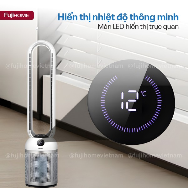 Hình ảnh chi tiết Quạt không cánh tích hợp lọc không khí bằng HEPA , Ion bạc BF307DC - Ảnh số 10