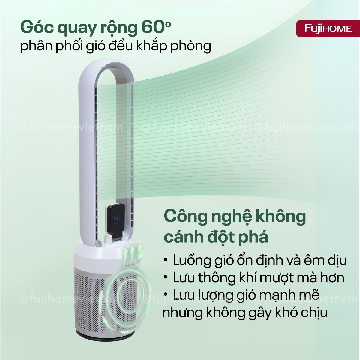 Hình ảnh chi tiết Quạt không cánh tích hợp lọc không khí bằng HEPA, Ion bạc BF308DC - Ảnh số 21