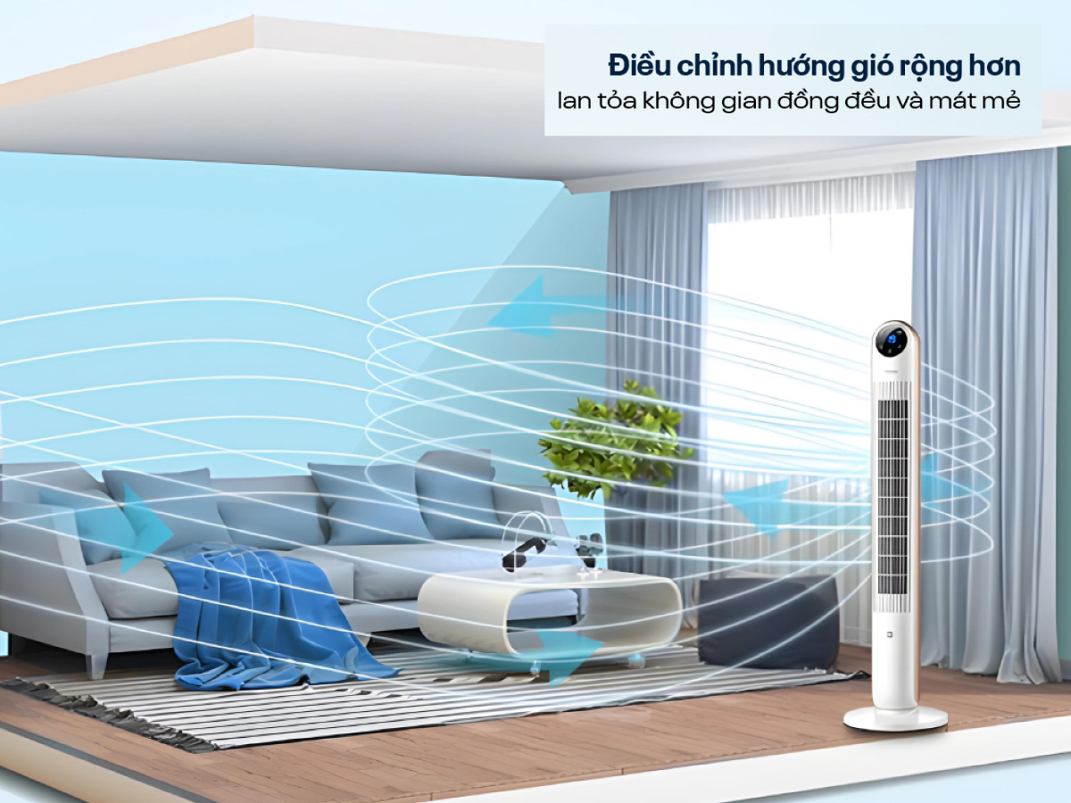 Hình ảnh chi tiết Quạt tháp (quạt không cánh) cao cấp Fujihome TF-13E - Ảnh số 5