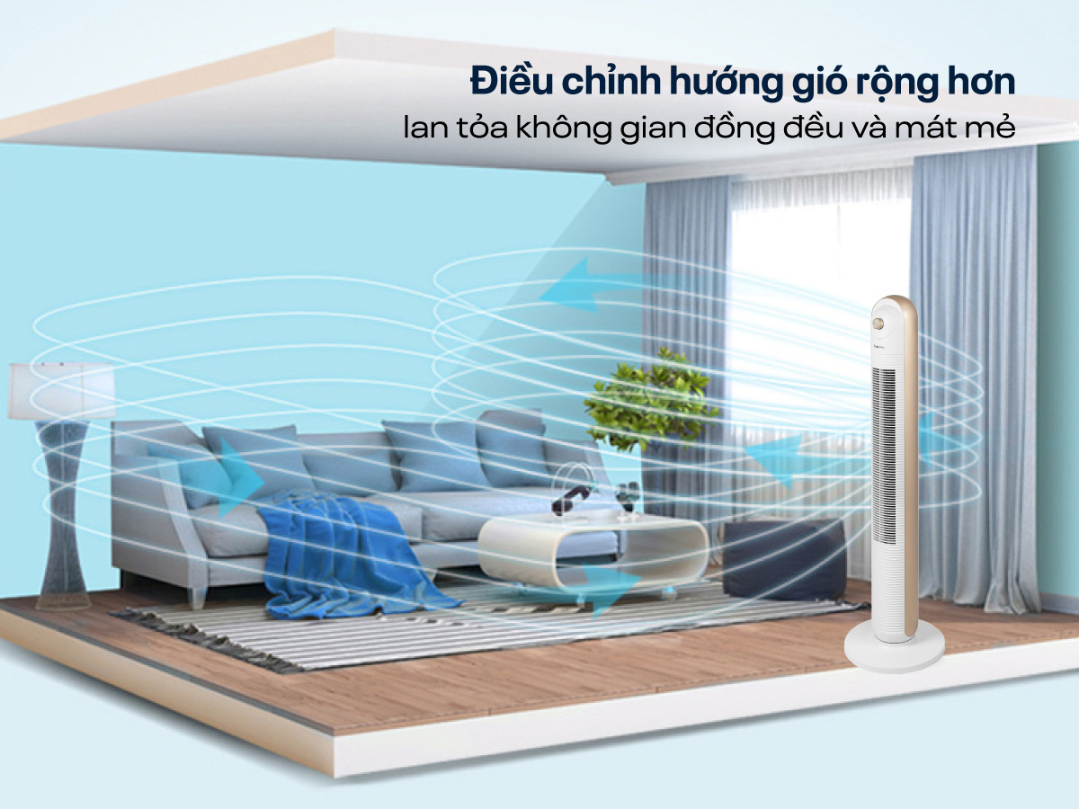 Hình ảnh chi tiết Quạt tháp (quạt không cánh) cao cấp điện tử Fujihome TF-13EM - Ảnh số 5