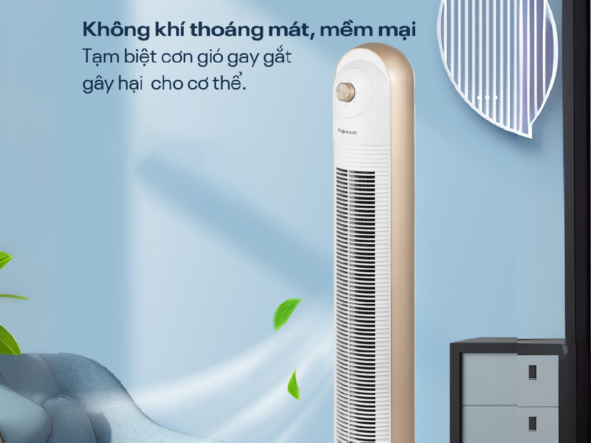 Hình ảnh chi tiết Quạt tháp (quạt không cánh) cao cấp điện tử Fujihome TF-13EM - Ảnh số 9