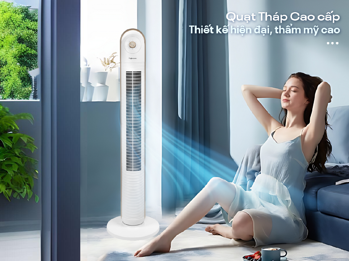 Hình ảnh chi tiết Quạt tháp (quạt không cánh) cao cấp điện tử Fujihome TF-13EM - Ảnh số 10