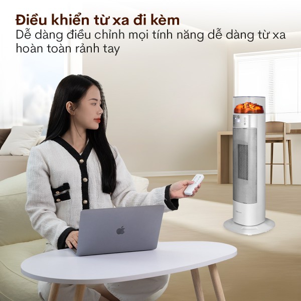 Hình ảnh chi tiết Quạt sưởi gốm Fujihome FH3100E - Ảnh số 2