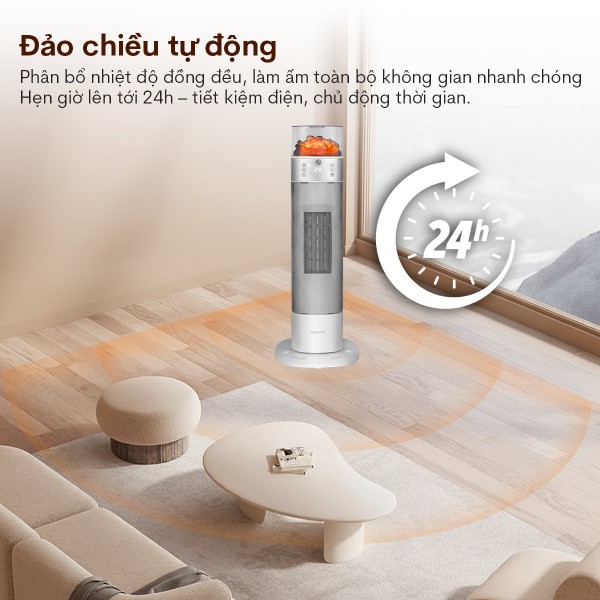 Hình ảnh chi tiết Quạt sưởi gốm Fujihome FH3100E - Ảnh số 12