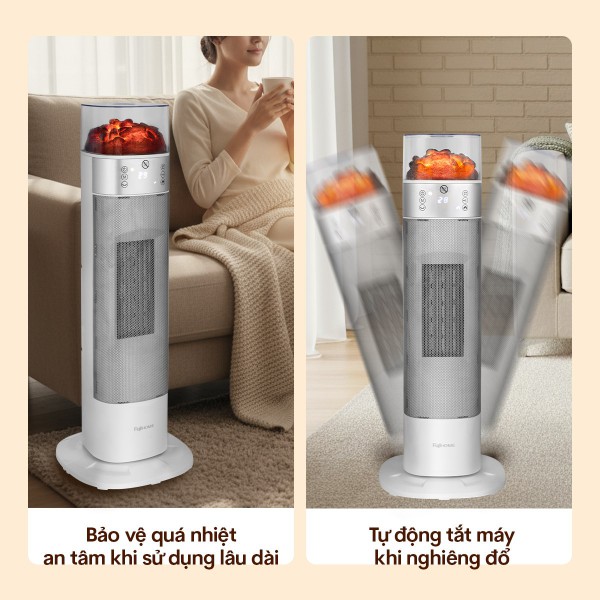 Hình ảnh chi tiết Quạt sưởi gốm Fujihome FH3100E - Ảnh số 13