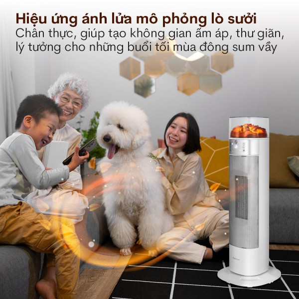 Hình ảnh chi tiết Quạt sưởi gốm Fujihome FH3100E - Ảnh số 3