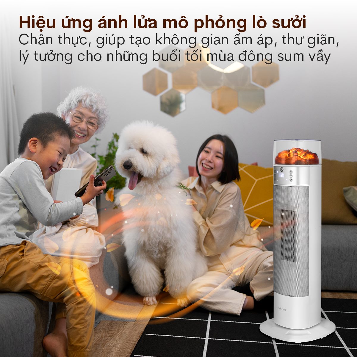 Hình ảnh chi tiết Quạt sưởi gốm Fujihome FH3100E - Ảnh số 22