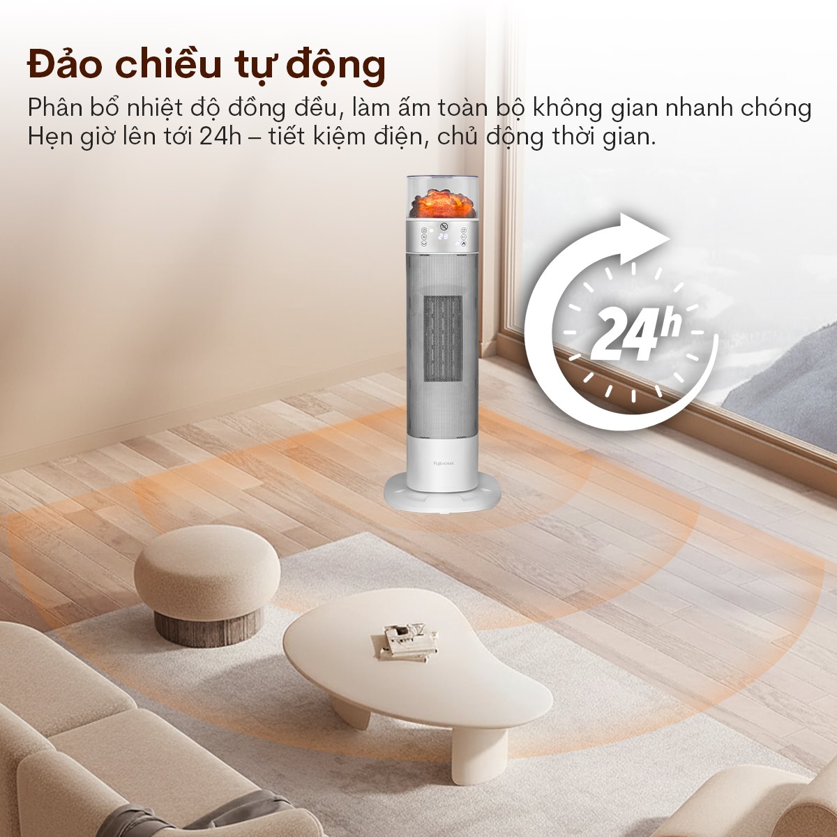 Hình ảnh chi tiết Quạt sưởi gốm Fujihome FH3100E - Ảnh số 23