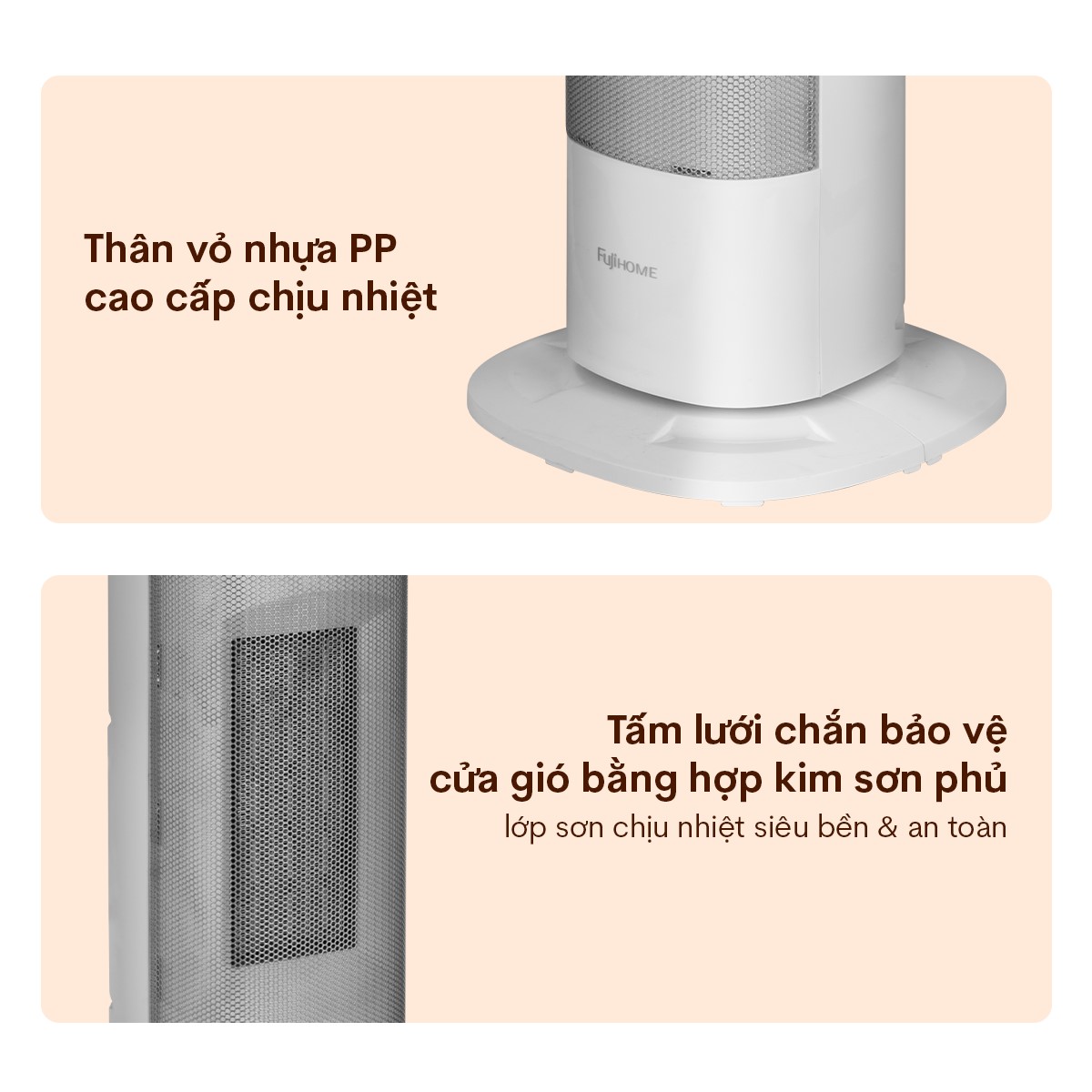 Hình ảnh chi tiết Quạt sưởi gốm Fujihome FH3100E - Ảnh số 25