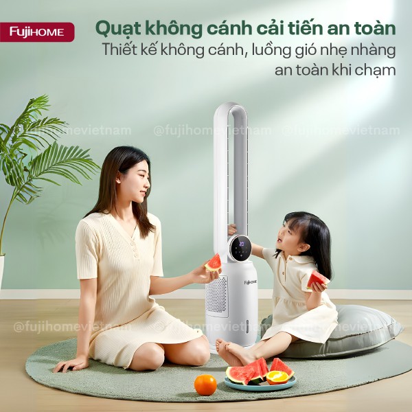 Hình ảnh chi tiết Quạt không cánh tích hợp lọc không khí bằng ion Fujihome BF-03RC - Ảnh số 10