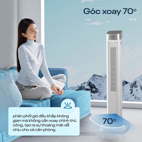 Hình ảnh chi tiết Quạt tháp cao cấp Fujihome TF-51E - Ảnh số 13