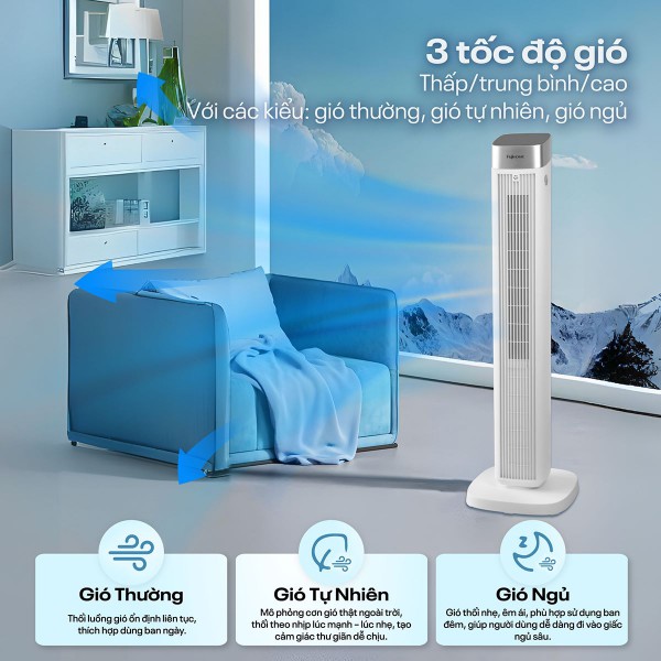 Hình ảnh chi tiết Quạt tháp cao cấp Fujihome TF-51E - Ảnh số 8