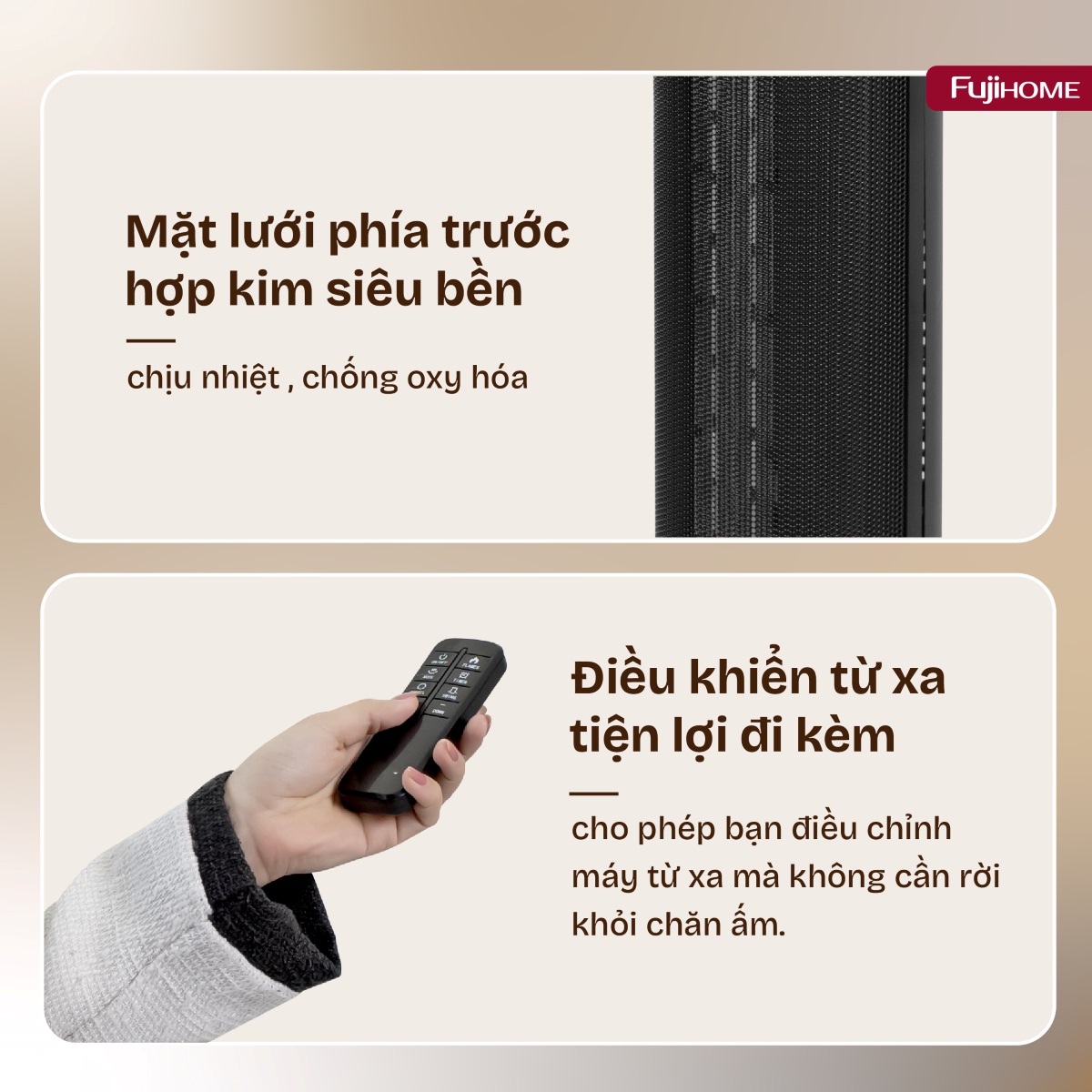 Hình ảnh chi tiết Quạt sưởi gốm Fujihome FH1950 - Ảnh số 18