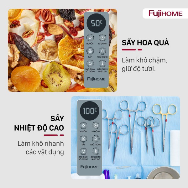 Hình ảnh chi tiết Tủ sấy tiệt trùng đa năng Fujihome DD48 (IMEI) - Ảnh số 2