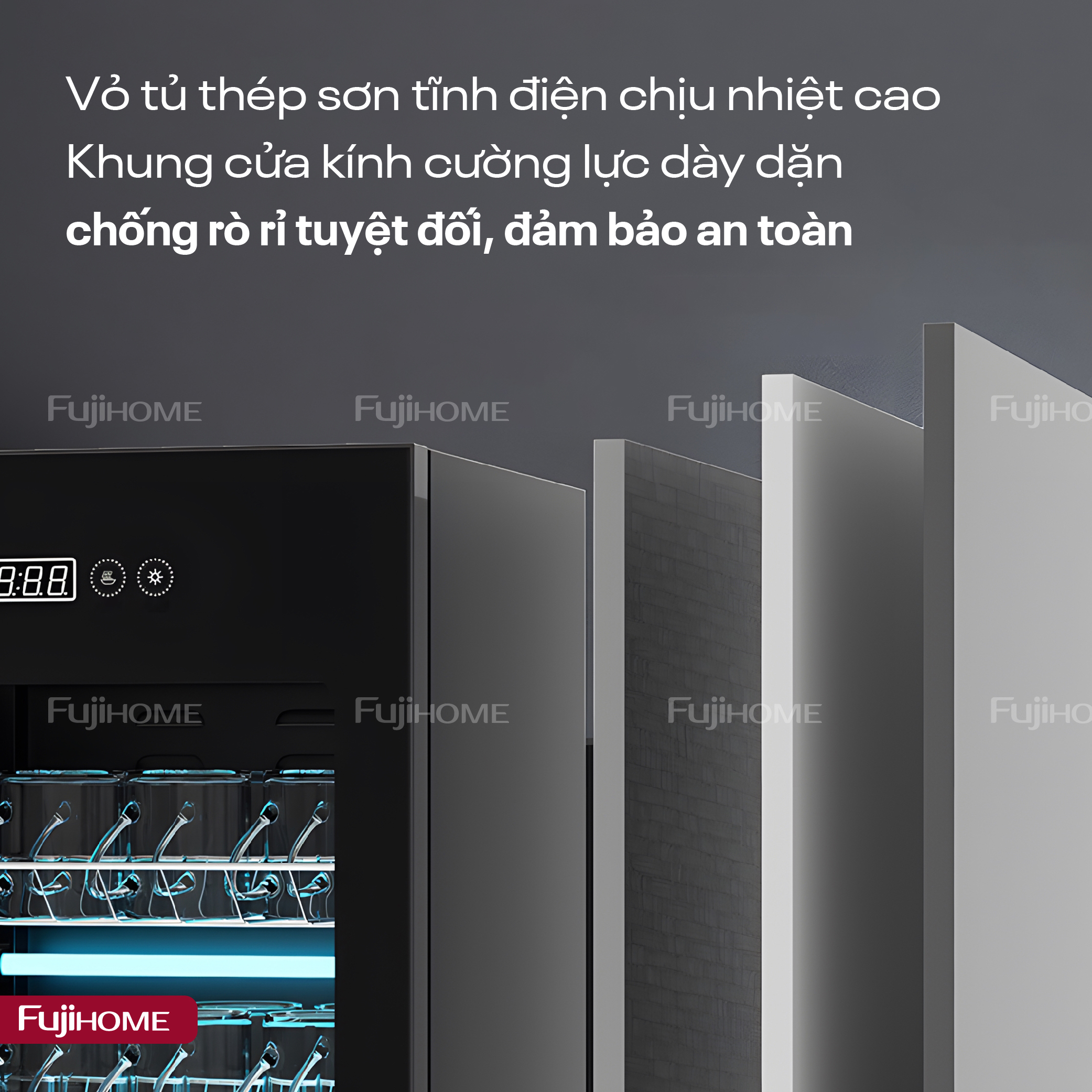 Hình ảnh chi tiết Tủ sấy chén bát tiệt trùng Fujihome DD180 (IMEI) - Ảnh số 19