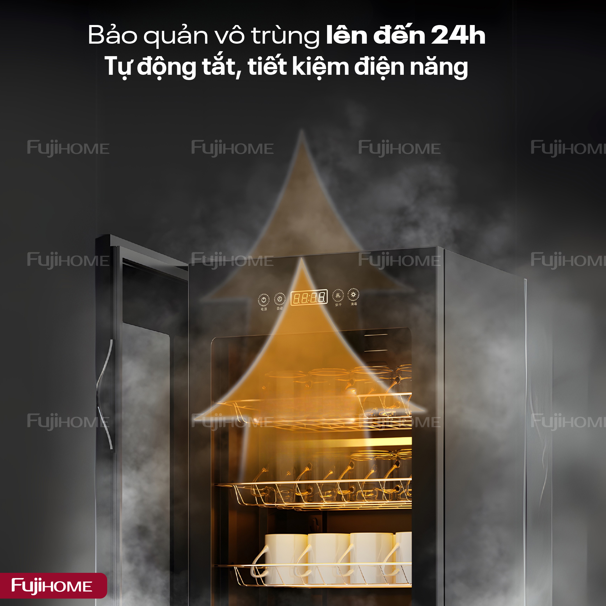 Hình ảnh chi tiết Tủ sấy chén bát tiệt trùng Fujihome DD180 (IMEI) - Ảnh số 26