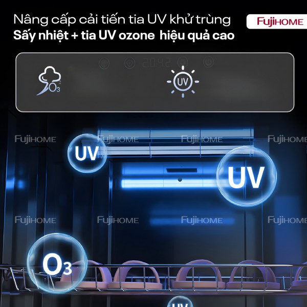 Hình ảnh chi tiết Tủ sấy chén bát tiệt trùng Fujihome DD180 (IMEI) - Ảnh số 4