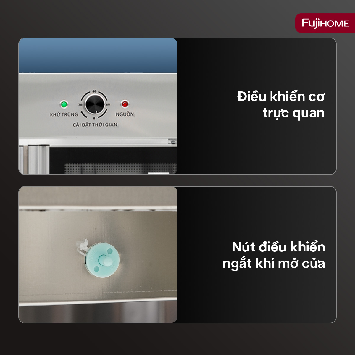 Hình ảnh chi tiết Tủ sấy chén bát tiệt trùng Fujihome DD400A (IMEI) - Ảnh số 16