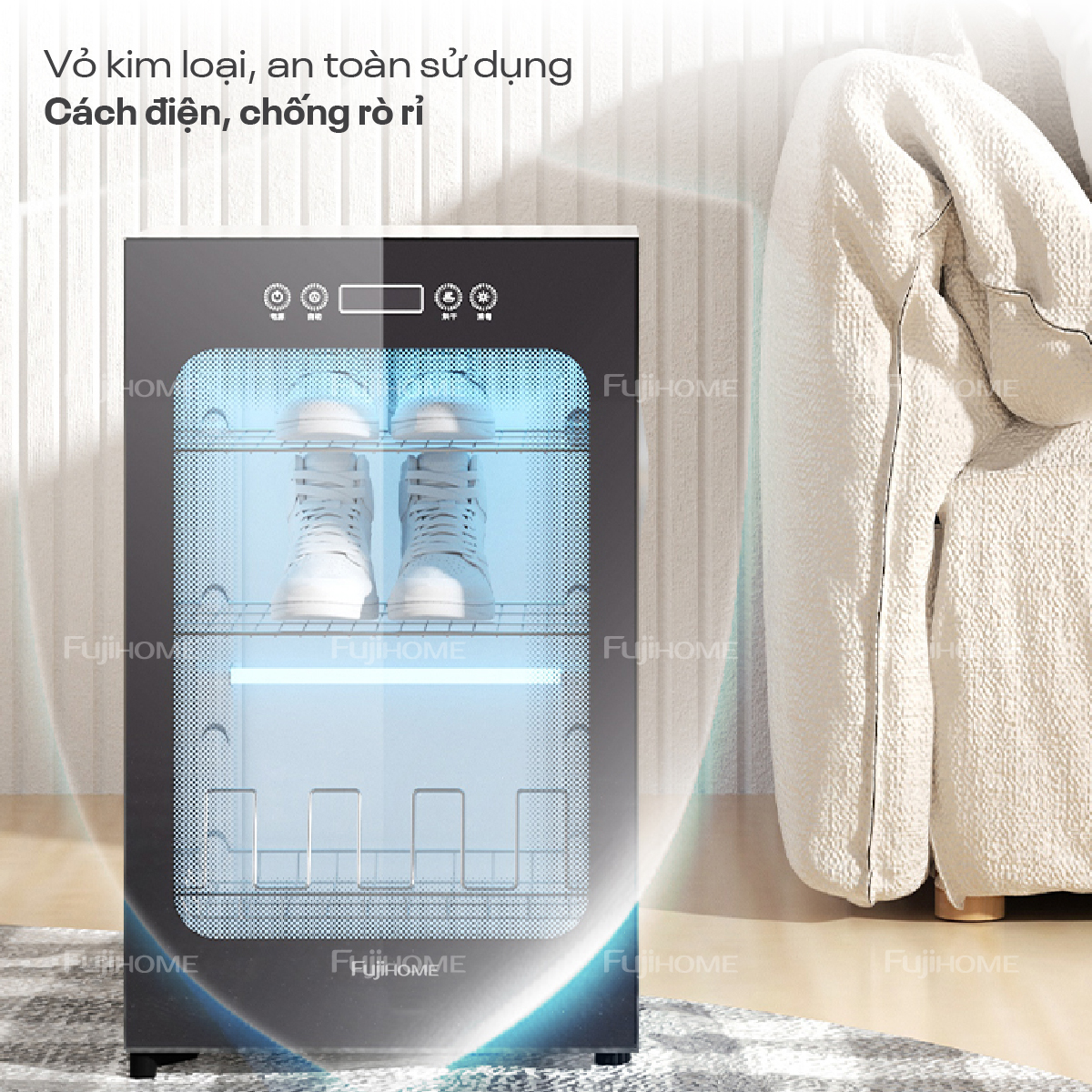 Hình ảnh chi tiết Tủ sấy giày dép khử khuẩn Fujihome SD68 (IMEI) - Ảnh số 13