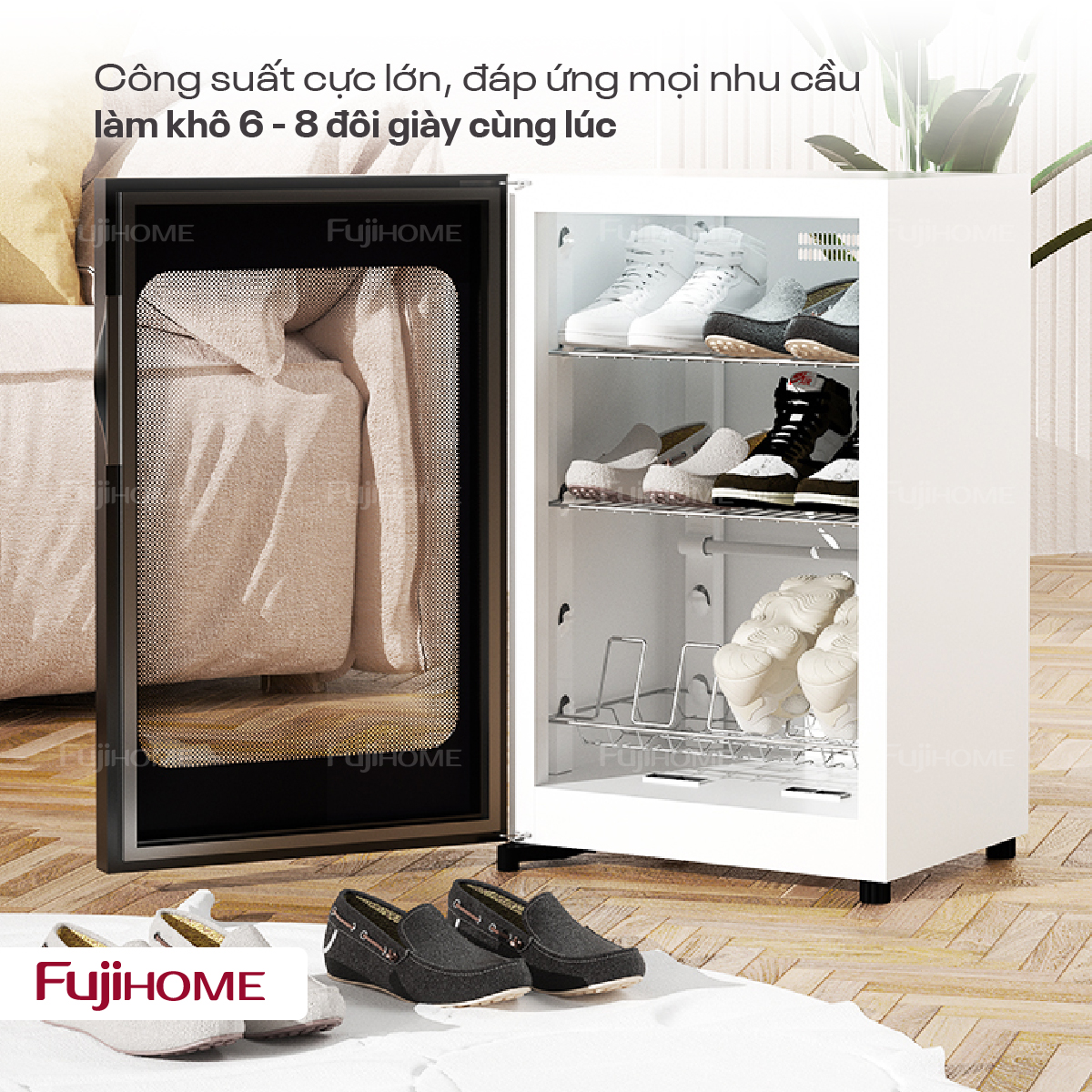 Hình ảnh chi tiết Tủ sấy giày dép khử khuẩn Fujihome SD68 (IMEI) - Ảnh số 10