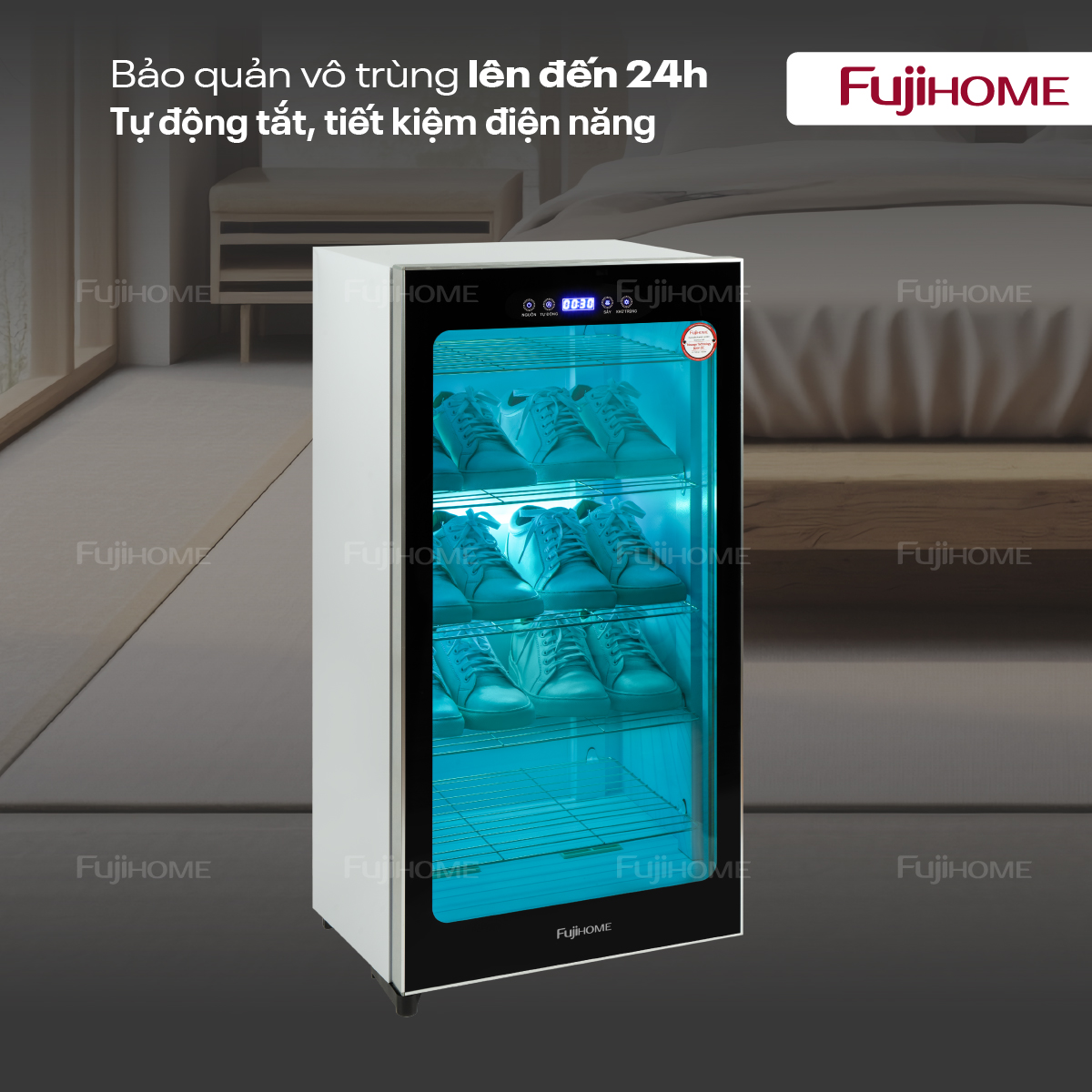 Hình ảnh chi tiết Tủ sấy giày dép khử khuẩn Fujihome SD128 (IMEI) - Ảnh số 18