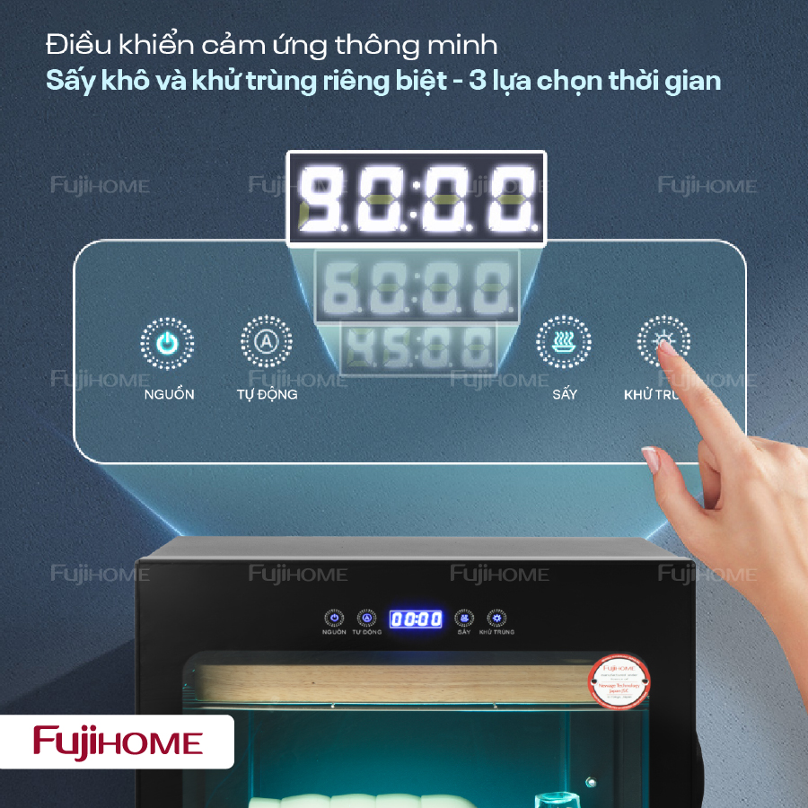 Hình ảnh chi tiết Tủ sấy chén bát tiệt trùng Fujihome DD128 (IMEI) - Ảnh số 6