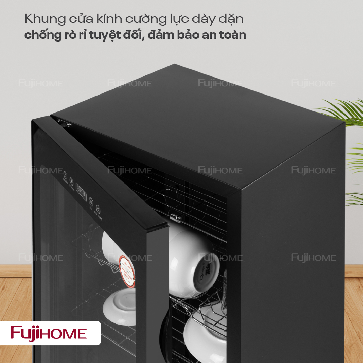Hình ảnh chi tiết Tủ sấy chén bát tiệt trùng Fujihome DD128 (IMEI) - Ảnh số 10