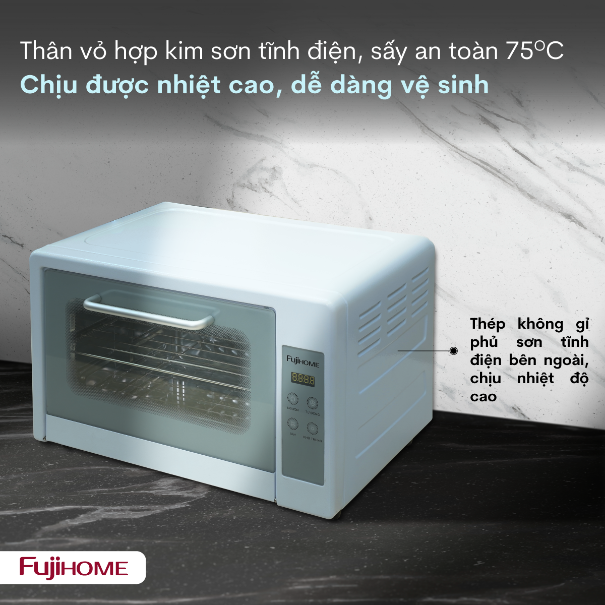 Hình ảnh chi tiết Tủ sấy tiệt trùng đa năng Fujihome DD24 (IMEI) - Ảnh số 13